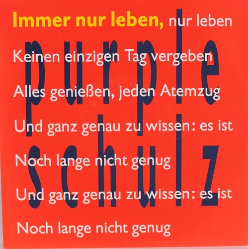 Purple schulz immer nur - purple,