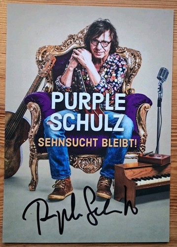Purple schulz orig autogramm - orig,